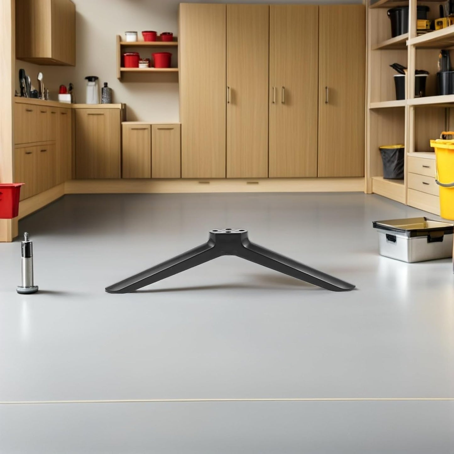 2 40 Inch Pairs TV Stand Replacement Legs with Screws, Non-Slip Support Feet Compatible with Flat Screen TVs, Tabletop