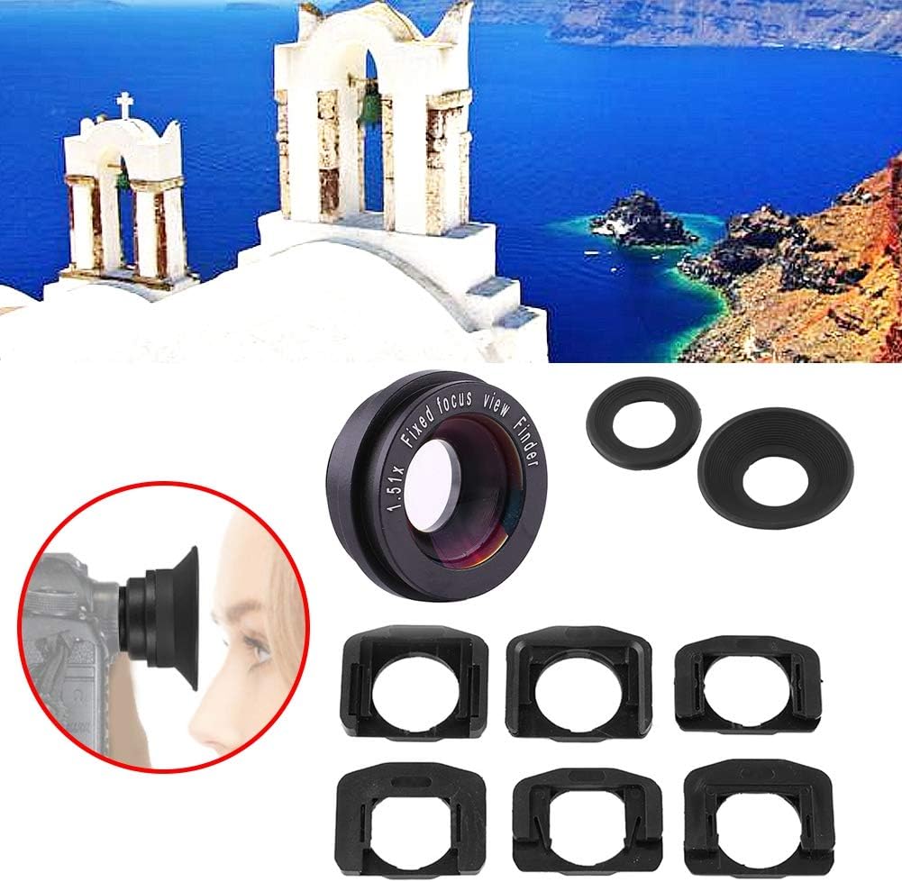 1.5X Magnifying Eyepiece for DSLR Cameras - Fixed Focus Viewfinder
