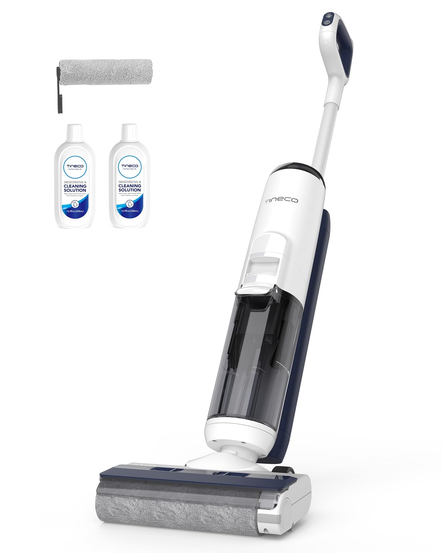 Tineco iFLOOR 5 Breeze Complete Wet Dry Vacuum Cordless Floor Washer, One-Step Cleaning for Hard Floors, Edge Clean, Auto Self-Cleaning, Lightweight & Cordless Design