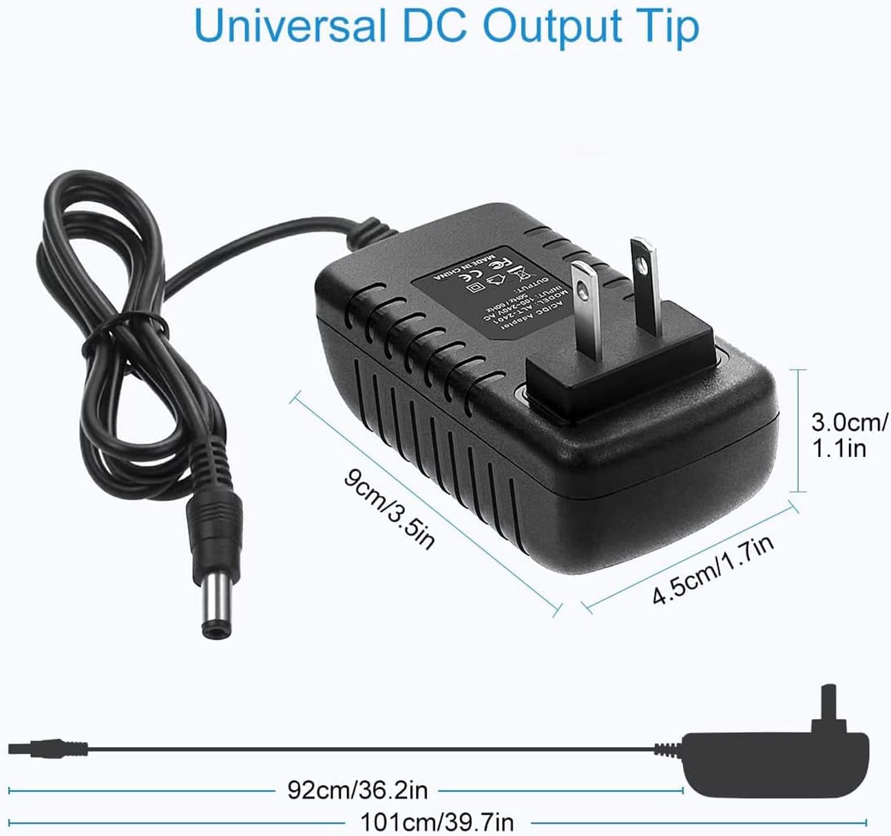 BestCH AP-V14U AP-V18U Charger Compatible with JVC Camcorder AC Power Adapter Cord