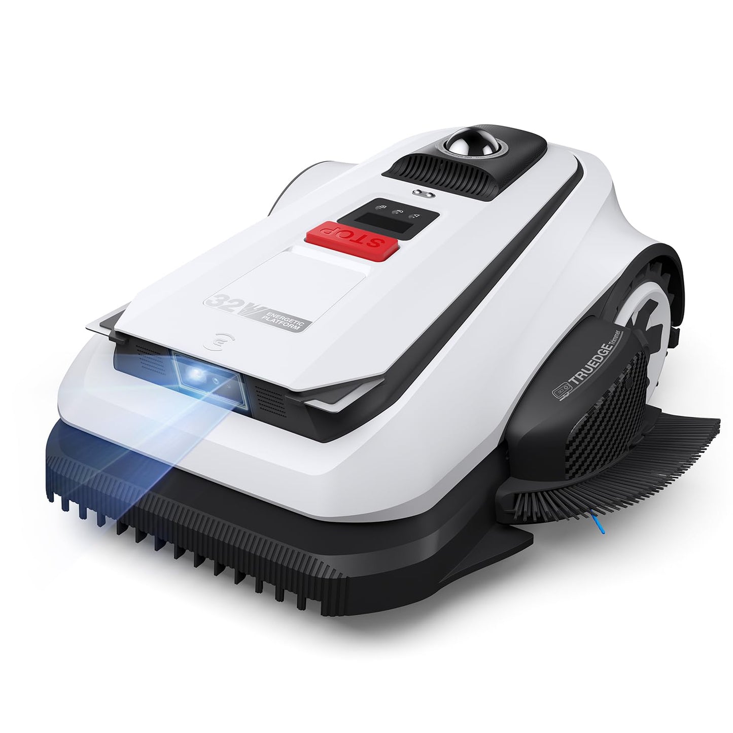 ECOVACS Goat A2000 LiDAR PRO Robotic Lawn Mower for Up to 1/2 Acre, Wire-Free with Dual-LiDAR Auto Mapping, Built-in TruEdge Edge Trimmer, AIVI 3D Obstacle Avoidance, Smart App Control