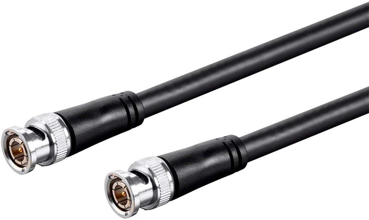 JOINSI 5-Pack 16ft 75-Ohm BNC Male to BNC Male Jumper Cable Extension Connector for CCTV DVR to TV System