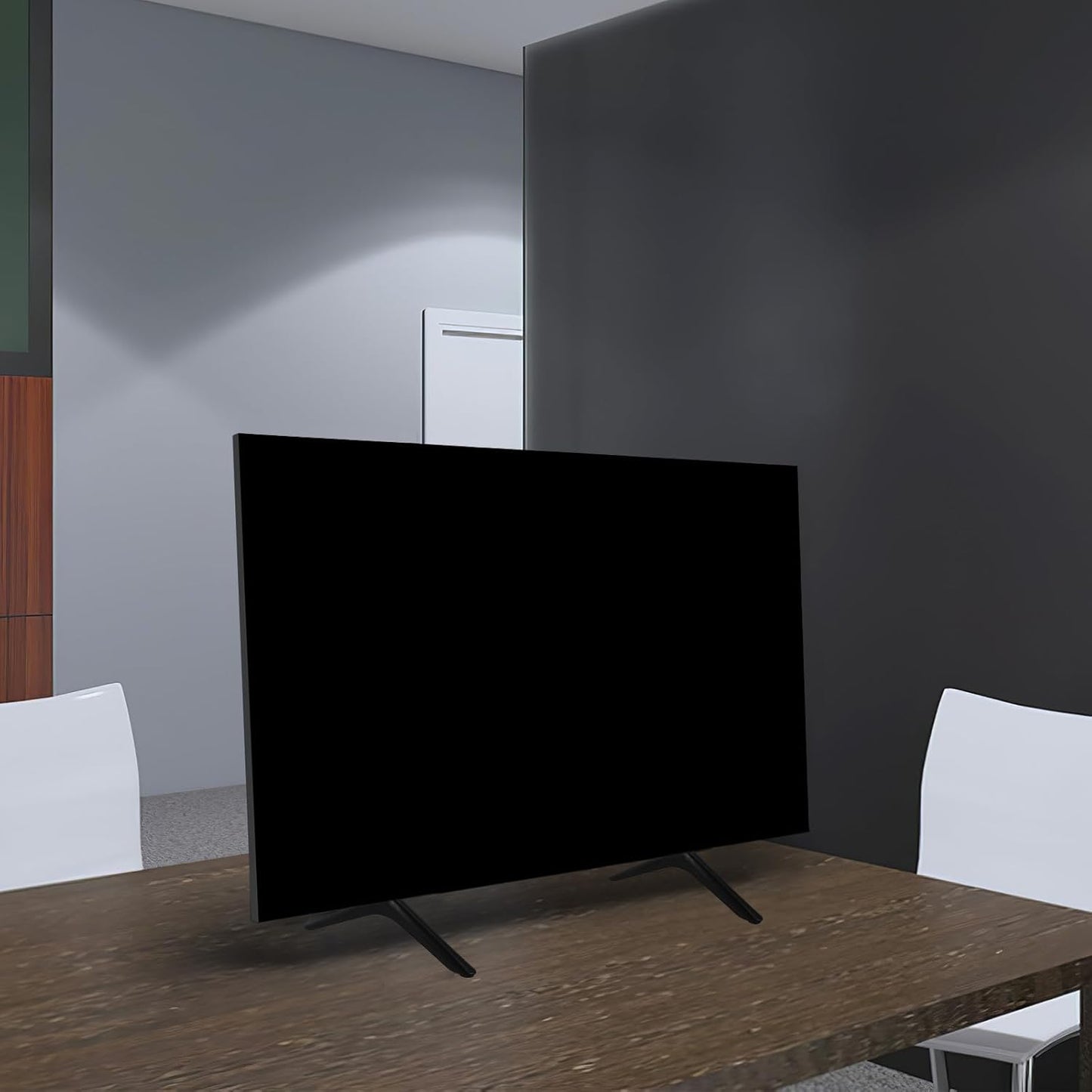 BESPORTBLE Universal TV Stand Base Bracket with Screws Aluminum Alloy Desktop TV Support Stand for LCD LED Televisions