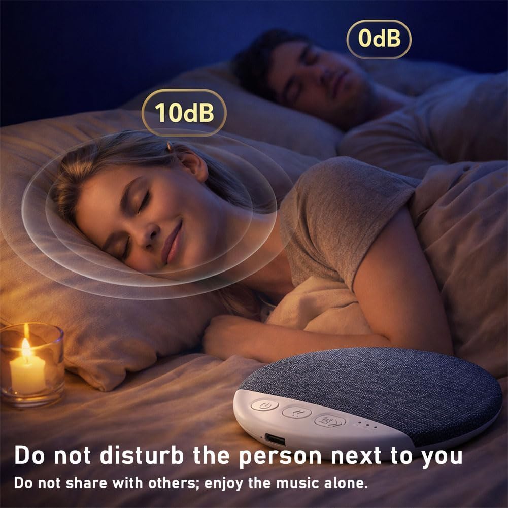 Scabre S1 2026 2PCS) Under Pillow Speaker, Ultra Thin Bluetooth Pillow Speaker for Sleeping, Wireless Hi-Fi Pillow