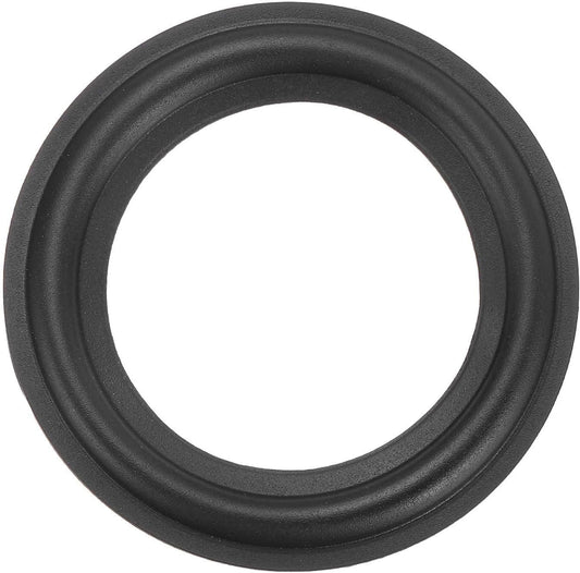 MECCANIXITY 3 Inch 74.5x48.5mm(IDxOD) Rubber Speaker Edge Surround Rings Perforated Subwoofer Rings Replacement Parts