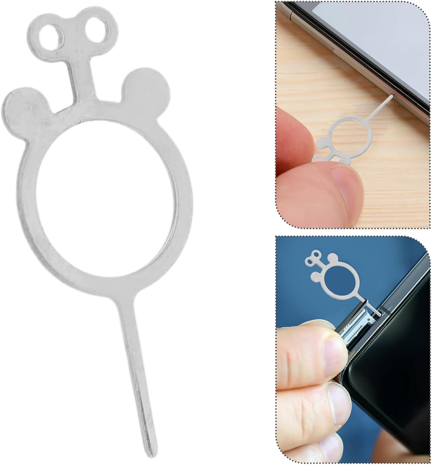400pcs Set SEWACC Sim Card Removal Ejector Pins and Phone Sim Card Tools Universal for Office and Home Use