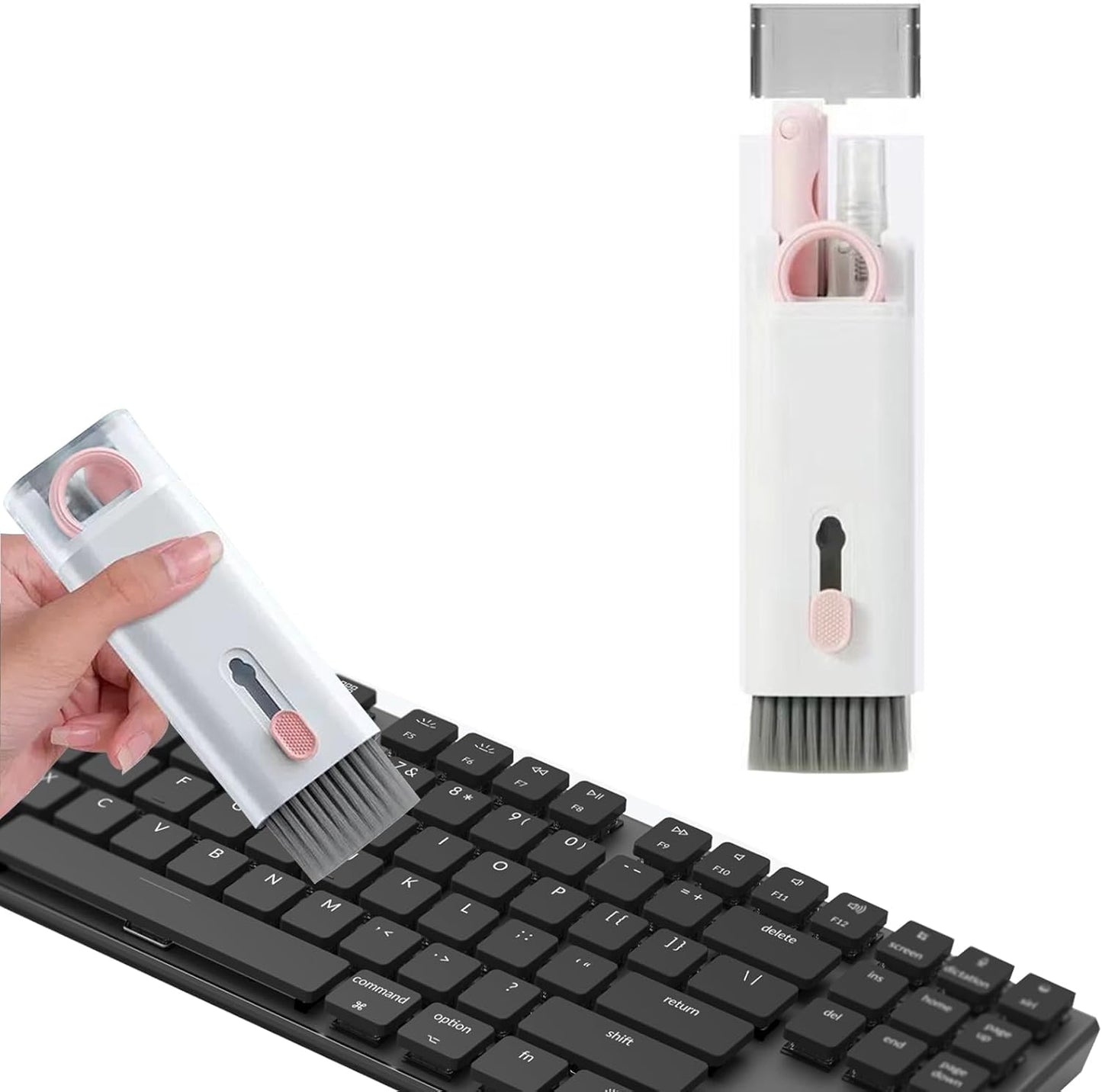 Vornetil 7 1 in Keyboard Cleaner Laptop Cleaning kit, Electronic Cleaner kit with Key Cap Puller, Computer Cleanings
