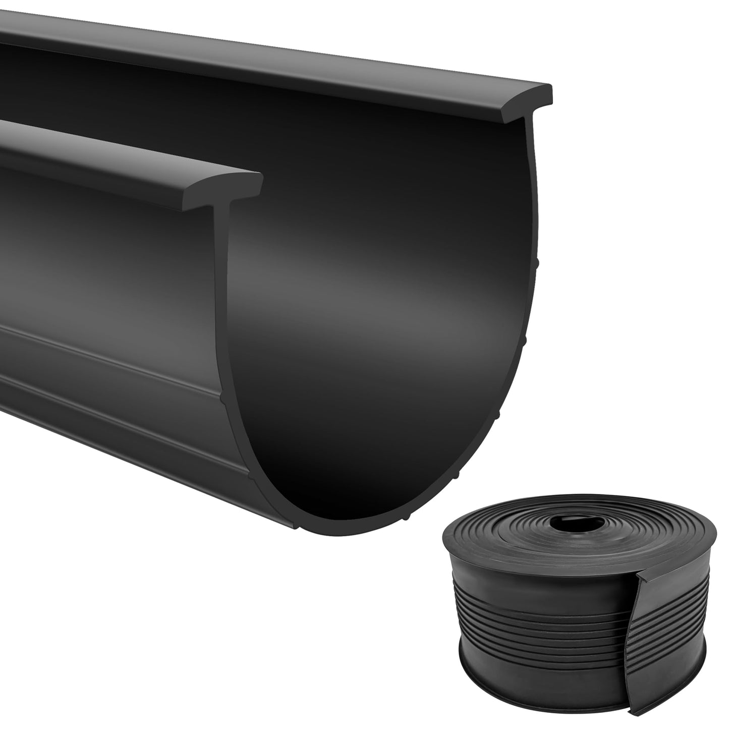 5/16" T Ends Garage Door Seals Bottom Rubber 16 Feet Fits U-Bottom Seal Weather Stripping and Threshold Seal Professiona Grade Rubber 3 3/4" Width X 16 Feet Lenth