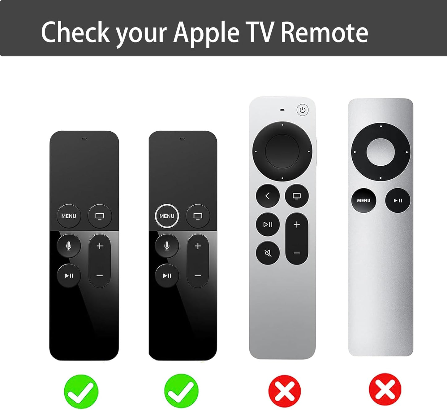 Lambcare 4K/ 4th Case Compatible with Apple TV Gen Remote Light Weight Anti-Slip Shock Proof Silicone Cover