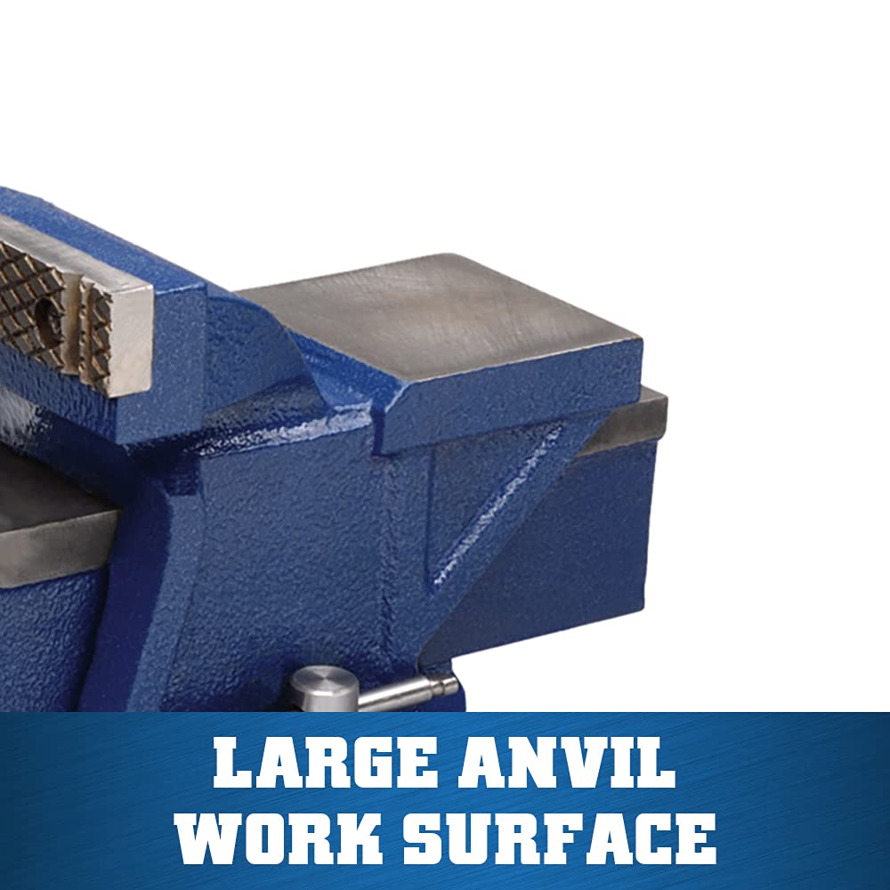 Wilton General Purpose Bench Vise, 4" Jaw Width, 3" Max Jaw Opening, 2-1/4" Throat (11104)