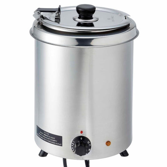 FSE 6-Quart Stainless Steel Electric Soup Kettle Warmer
