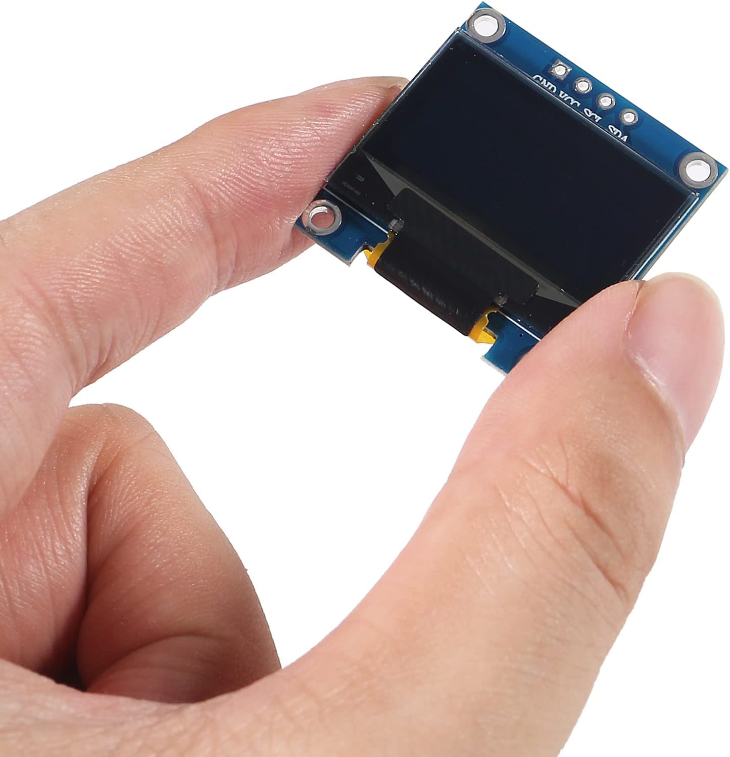DWEII 6PCS 0.96 inch 12864 128X64 I2C SSD1306 4 OLED LCD Display Board Module IIC Driver Pins for Arduino Raspberry