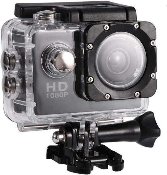 Socobeta 7 Sport Action Camera Colors Outdoor Cycling Sports Mini DV Action Camera Camcorder(Black)