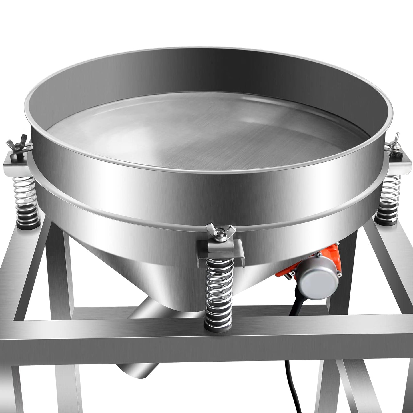 Automatic Powder Sifter Shaker Machine, Electric Sieve Shaker Vibrating Machine with 19.6" 40 Mesh&100 Mesh Sieve Screen, Flour Sifter for Flour Powders 110V