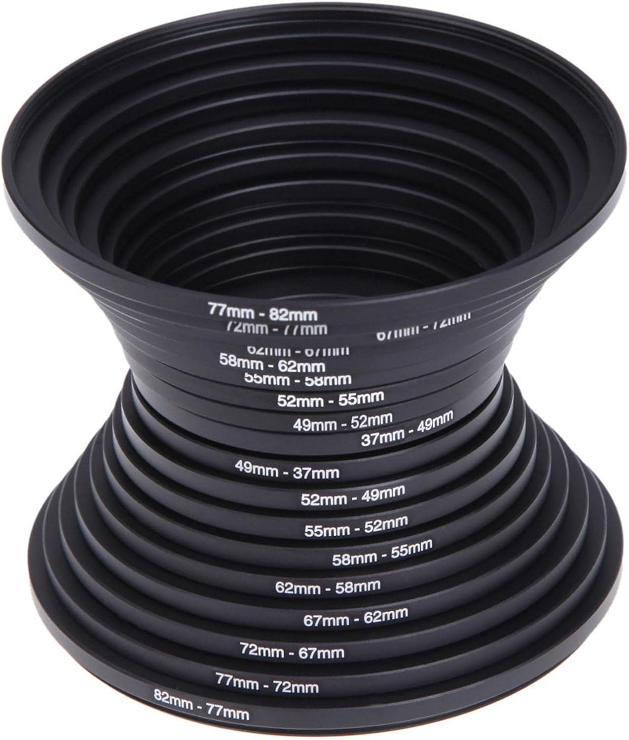 ELEGICKLIP 18Pcs 67-82mm Set Metal Step Up Down Filter Ring Adapter Compatible with Digital SLR Camera Lens Accessories