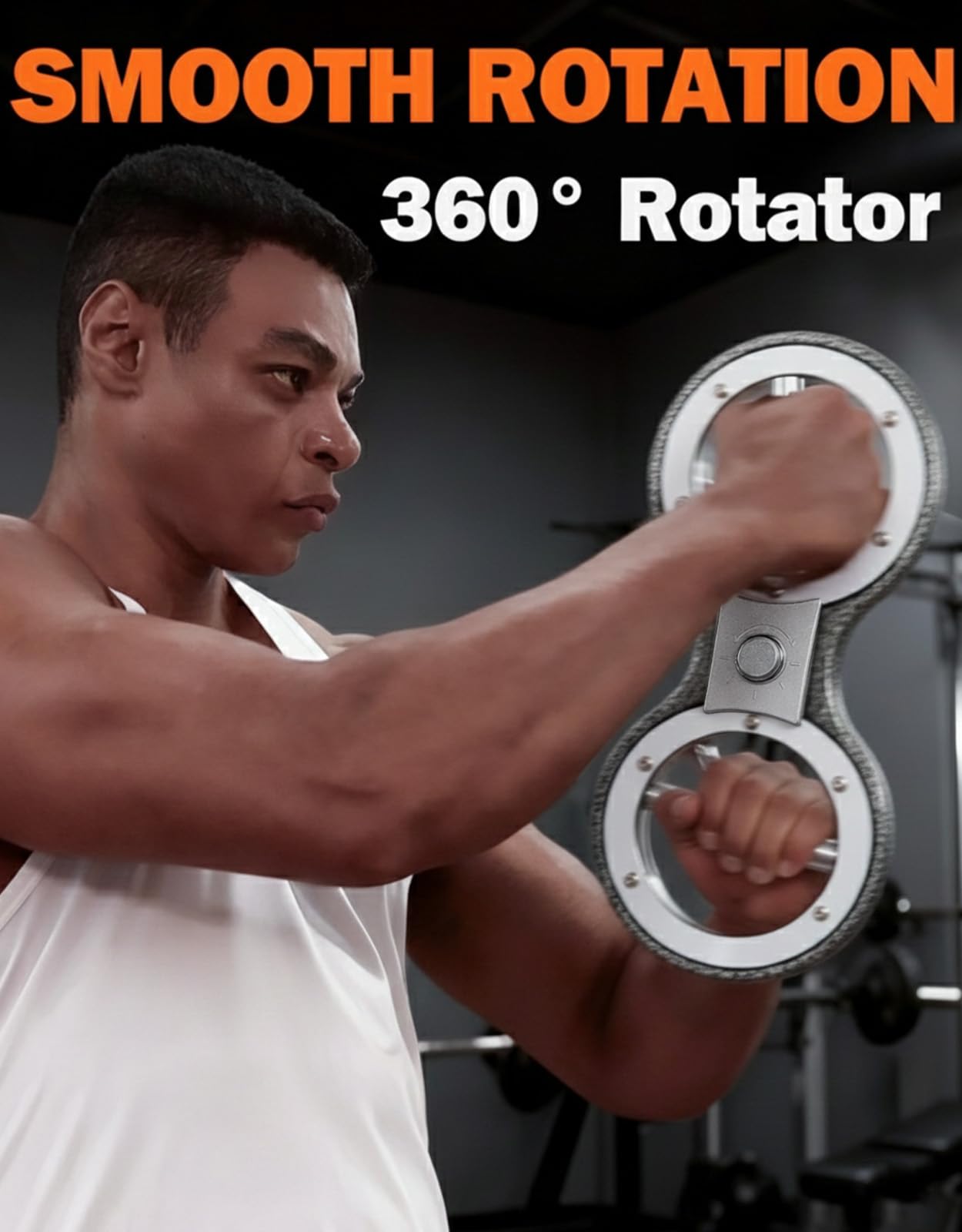 Fitarc 12 Pounds Rotator Burn Machine,Spinning Burn Rotator,Grip Strength Trainer,Arm Workout Equipment,Multifunctional Hand and Forearm Trainer,Arm and Shoulder Strength Training for Home and Gym