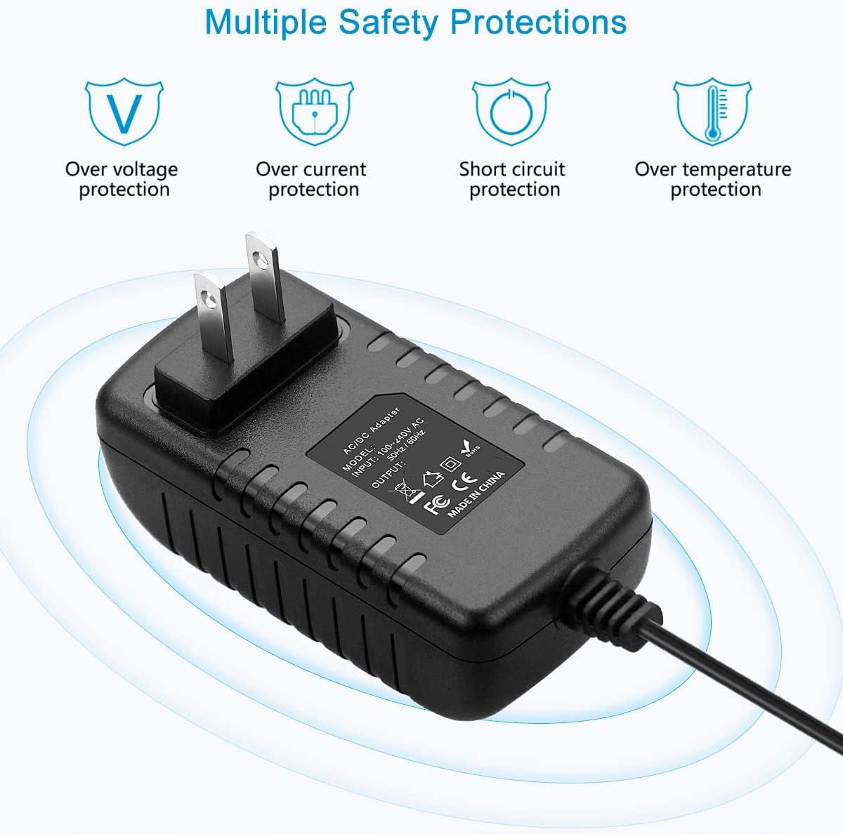 BestCH 4400F D2400 D125OU2F Beatch Compatible Replacement AC Adapter Charger for Canon CanoScan Desktop Scanner Power