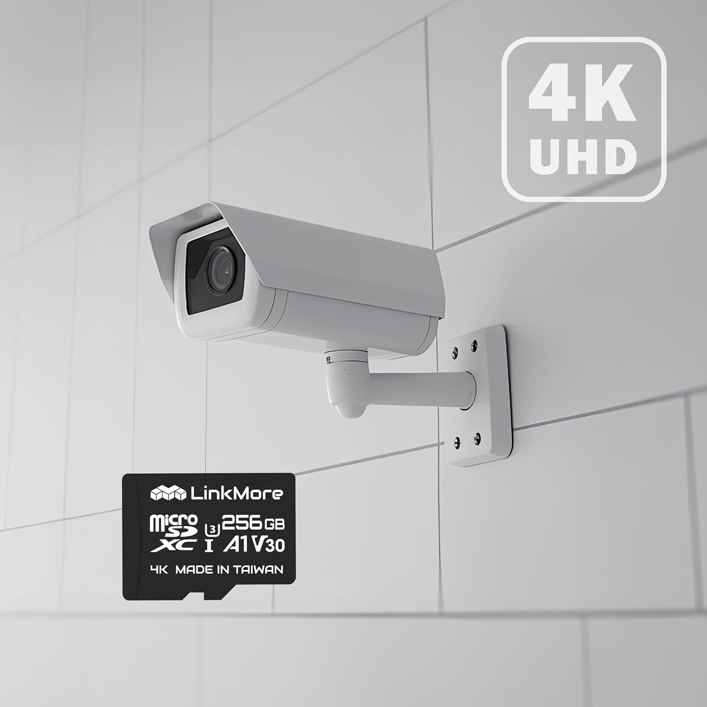 LinkMore 256GB XV13 A1, U3, V30, 10 100 70 Micro SDXC Card, Agon Lite, UHS-I, Class Compatible, Read Speed Up