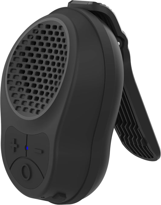 SOFAMIRI IPX5 Wearable Bluetooth Speaker Clip On, Mini Portable Wireless Speaker with Mic, Waterproof, All Day
