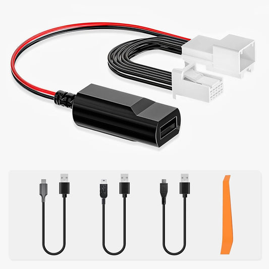 Jeledeor 10-pin Dashcam Power Adapter for Type B for Toyota Tacoma Subaru Forester Lexus Models & More.DVR Camera Radar