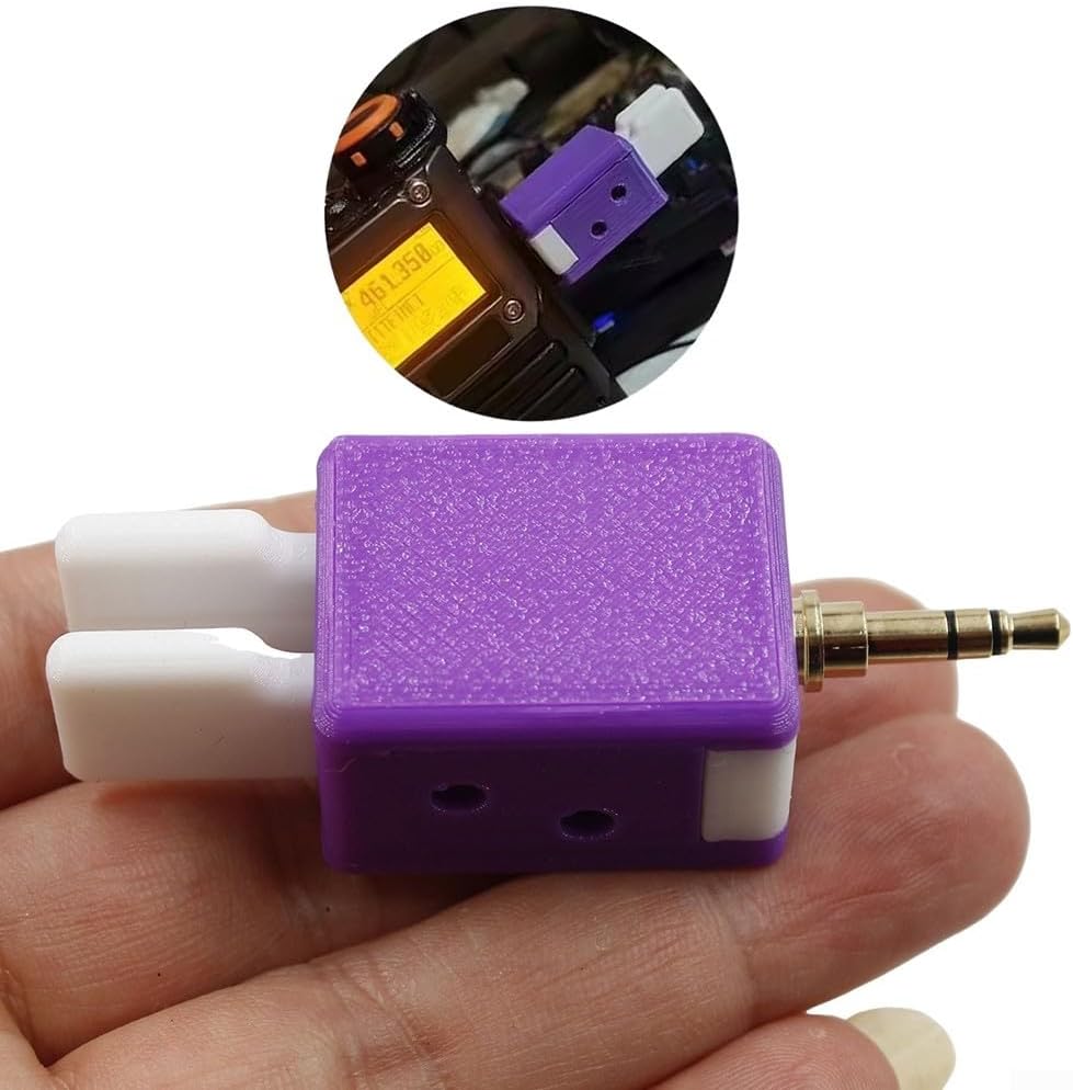 Minhe K5/K6 CW Key with CEC Firmware Support for QuanSheng For Walkie Talkies Enhanced Performance (Orange)