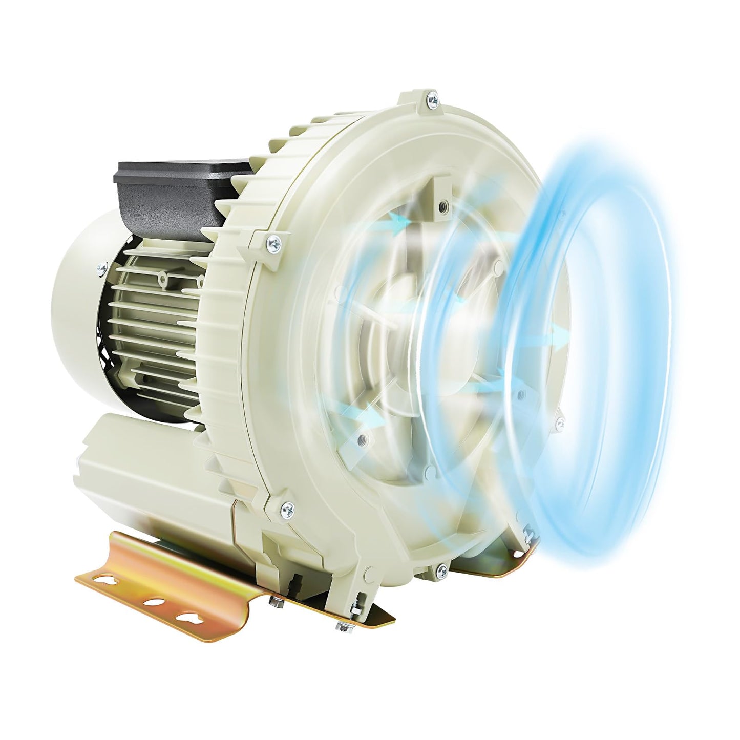 GUEYYSAN Aquaculture Vortex Air Blower, 370W Fish Air Pump Seafood Air Supply Machine for Fresh Food Market Aquarium Fish Ponds Field
