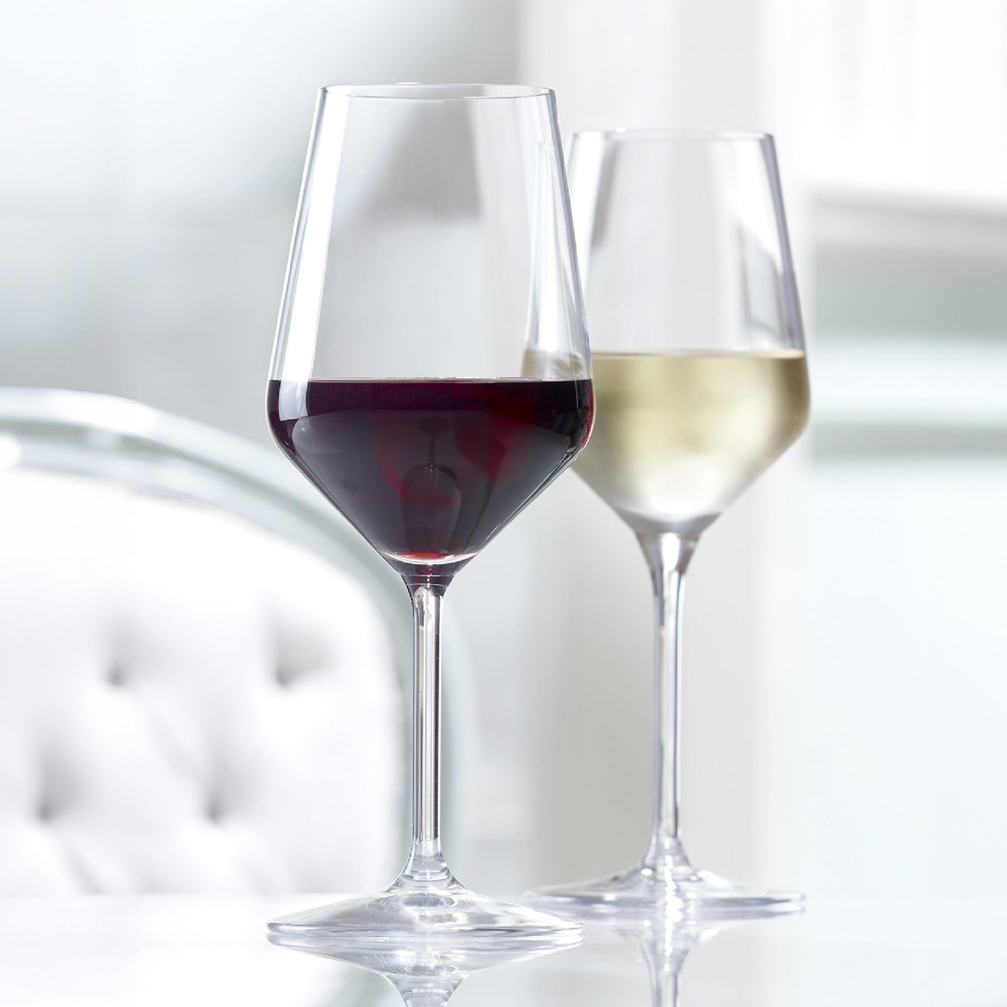 Stölzle Lausitz Bordeaux Glasses Revolution Set of 6, 22 oz – Wine Glasses for Bordeaux, Amarone & Syrah – Elegant Crystal Glass Red Wine Glasses – Dishwasher- and Shock-Resistant