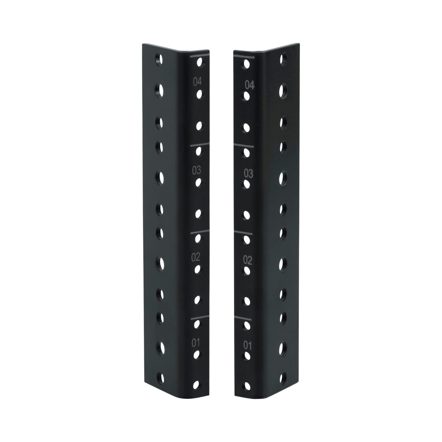 Gator Rackworks Heavy Duty Steel Rack Rail Set, 4U Rack Size (GRW-RACKRAIL-04U)