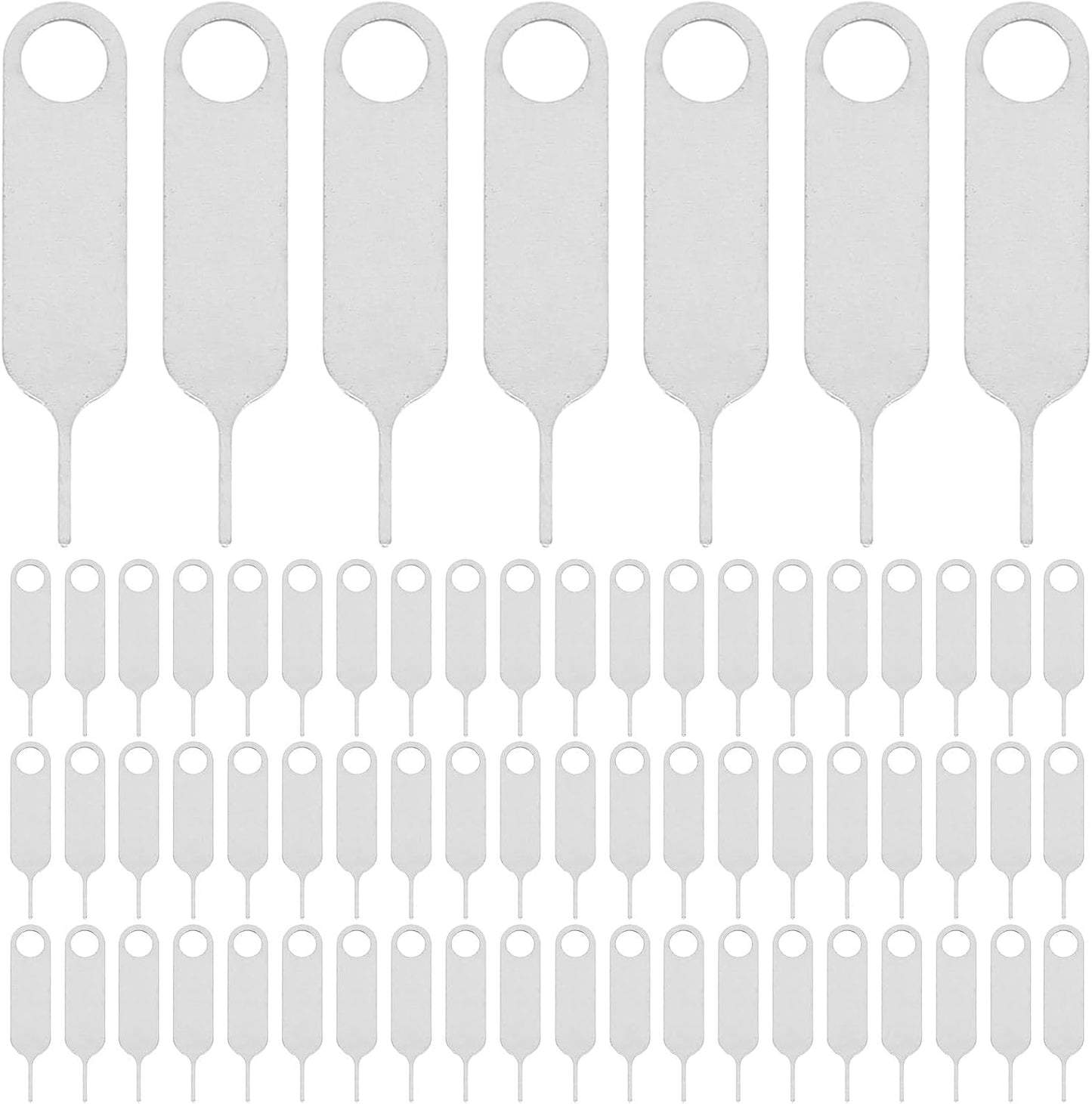 500pcs Set Toddmomy Sim Card Ejection Tool and Mobile Phone Card Pin Stainless Steel Sim Ejector Pins for Universal