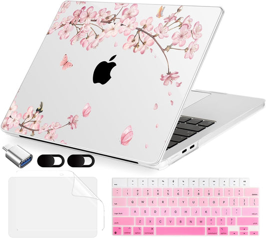 MecBevia 2026 M5 13 inch 2026 2025 2024-2022 M5 A3449 M4 A3240 M3 A3113 M2 A2681, Compatible with MacBook Air Case