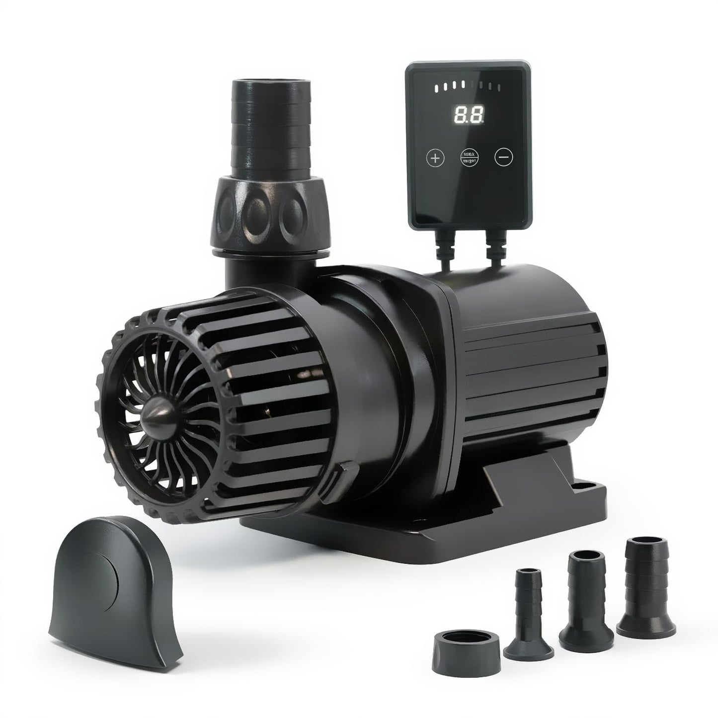 Aqua Dream 2380 GPH Intelligent ECO Amphibious Water Pump - Sine Wave Technology with Controller for Hydroponics & Aquariums, 70W - 1 Pc