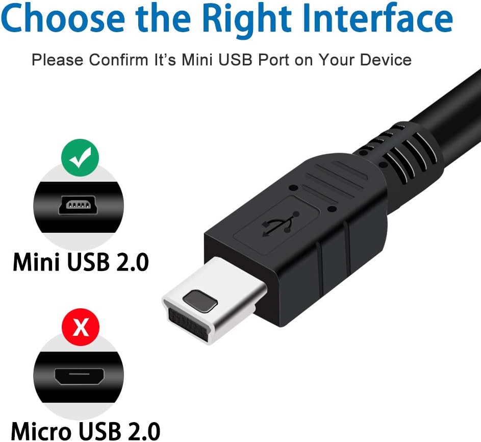 BestCH 3ft DAP-MD0004 6gb 5GB Mp3 USB Data/Charging Cable Cord Lead Replacement for Creative Zen Micro Player