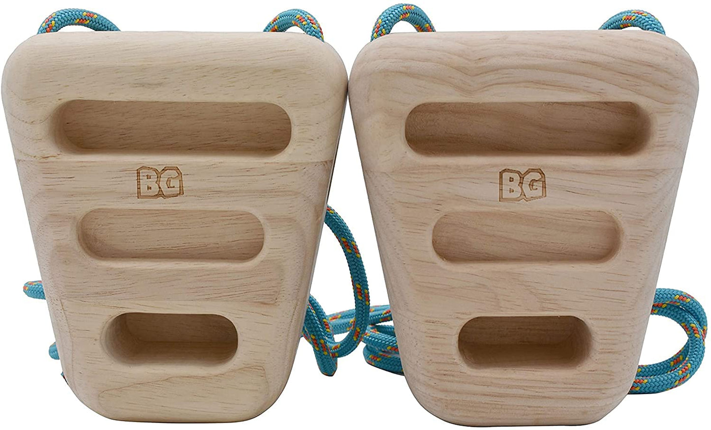 BG Climbing Wood Hangboard Rock Climbing Holds - Sturdy Hang Board for Climbers