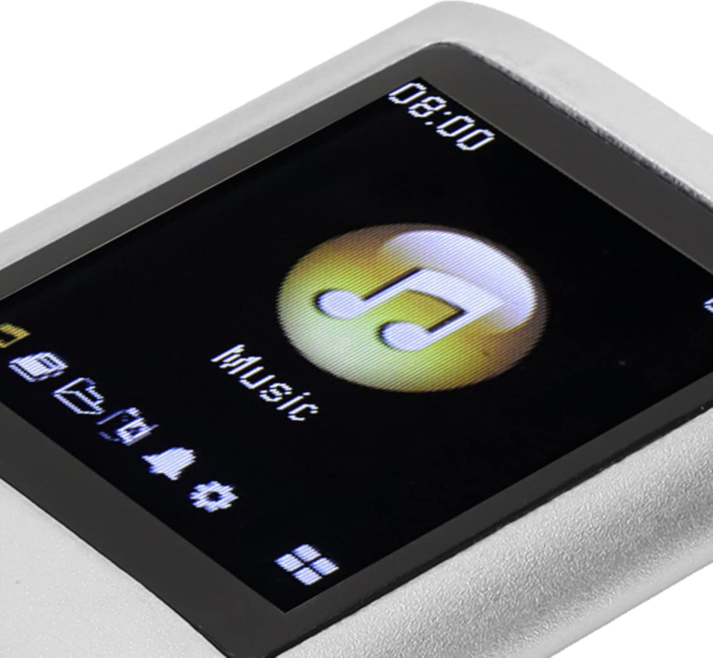 Cuifati MP3 64GB .8 Inch MP3 Player, Music Player Lossless Music LCD Screen Portable Music Player, Includes Charging