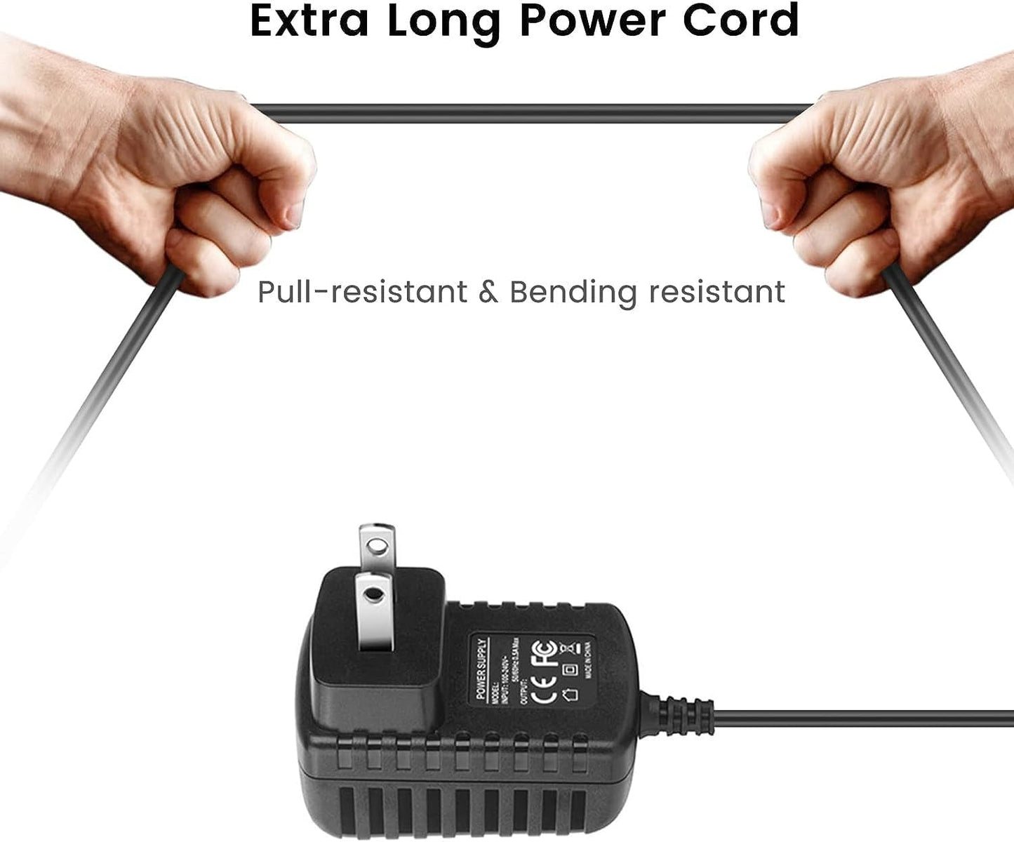 Xzrucst 8V D.C.8V 500mA 8 8VDC AC/DC Adapter for Input: Volt The Plane Toy Kid's Ride on Toys Electric Battery-Powered