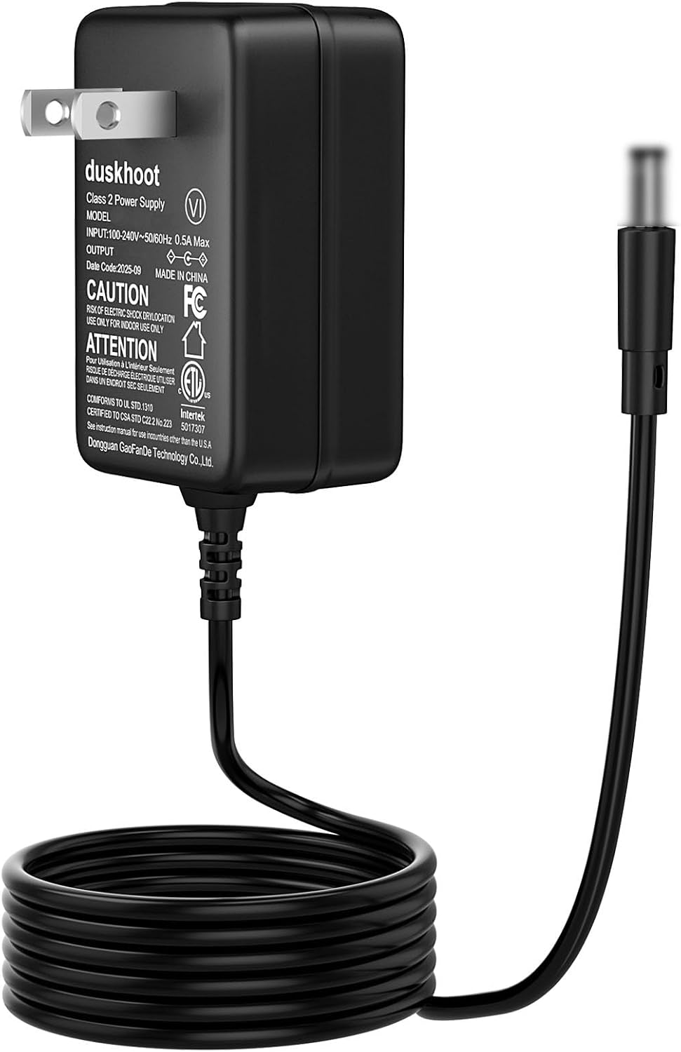 Duskhoot 5V DC5V 1A Adapter for Charging Housbay Glows White Noise Sound Machine Replacement Power Supply Charger Cable