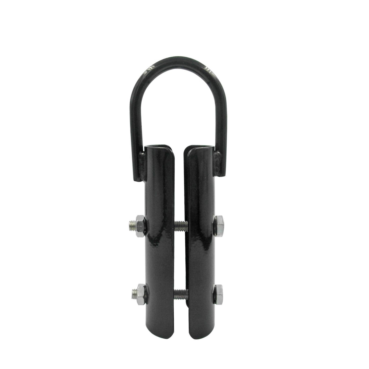 Forellfit 1.5in Climbing Rope Clamp，1 1/2 Rope Climb Workout Rig Attachment Hook for 1.5" Rope Clasp Garage Gym Fitness Equipment with Carabiner Eyehook Strength Training Home Indoor Safety