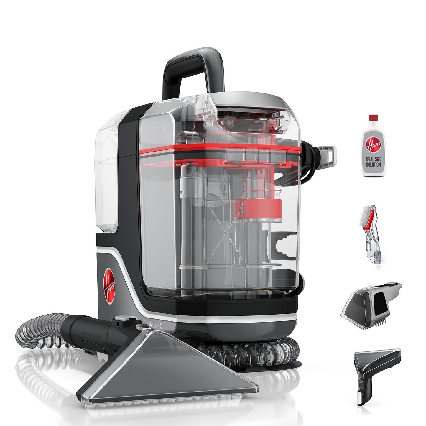 Hoover CleanSlate XL Deep Cleaning Carpet + Upholstery Spot Cleaner Machine with Specialized Tools, Permanent Stain Remover, Pair with Hoover Portable Spot Cleaner Solution