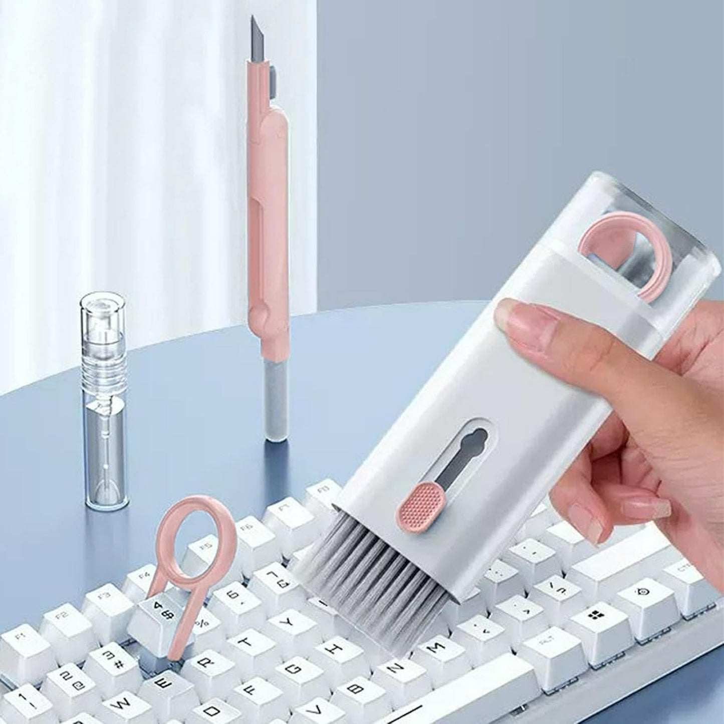Vornetil 7 1 in Keyboard Cleaner Laptop Cleaning kit, Electronic Cleaner kit with Key Cap Puller, Computer Cleanings
