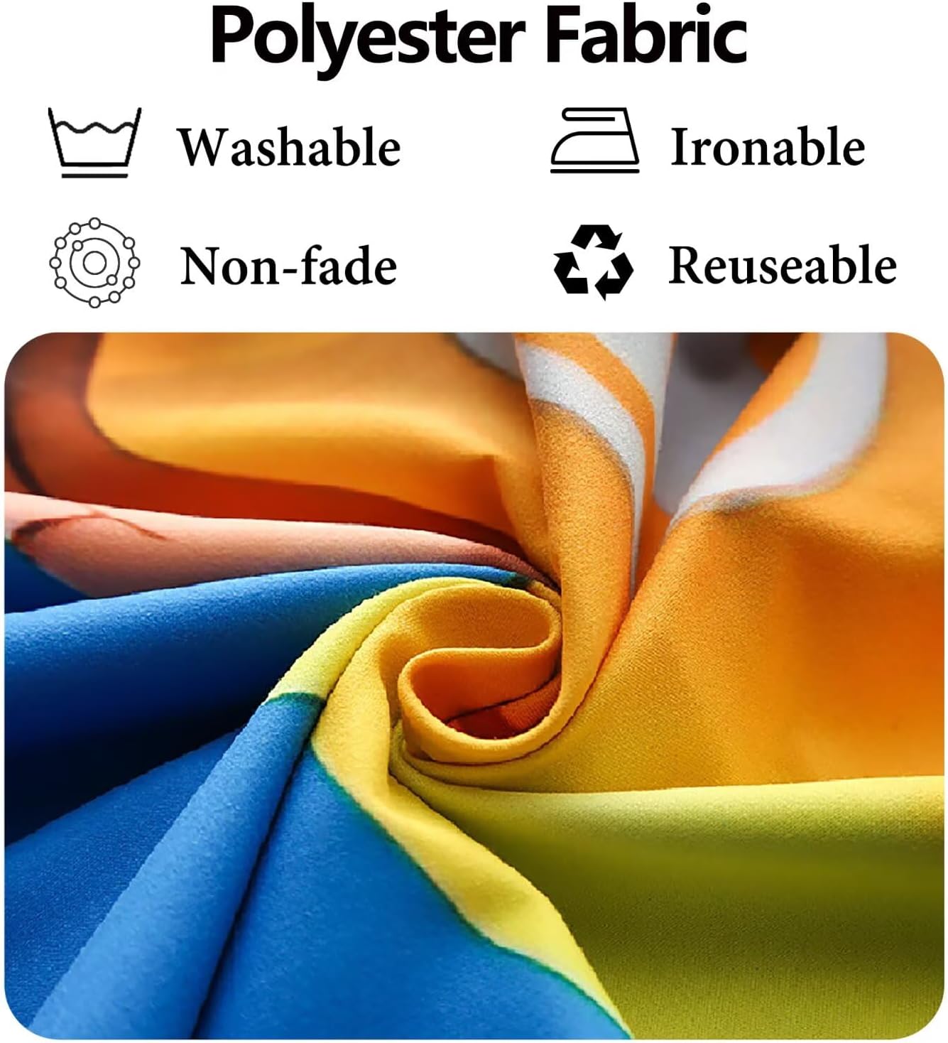 CORFOTO 10x8ft Fabric Honeycomb Bee Backdrop Golden Honeycomb Daisies Butterflies Insects Nature Scene Photography