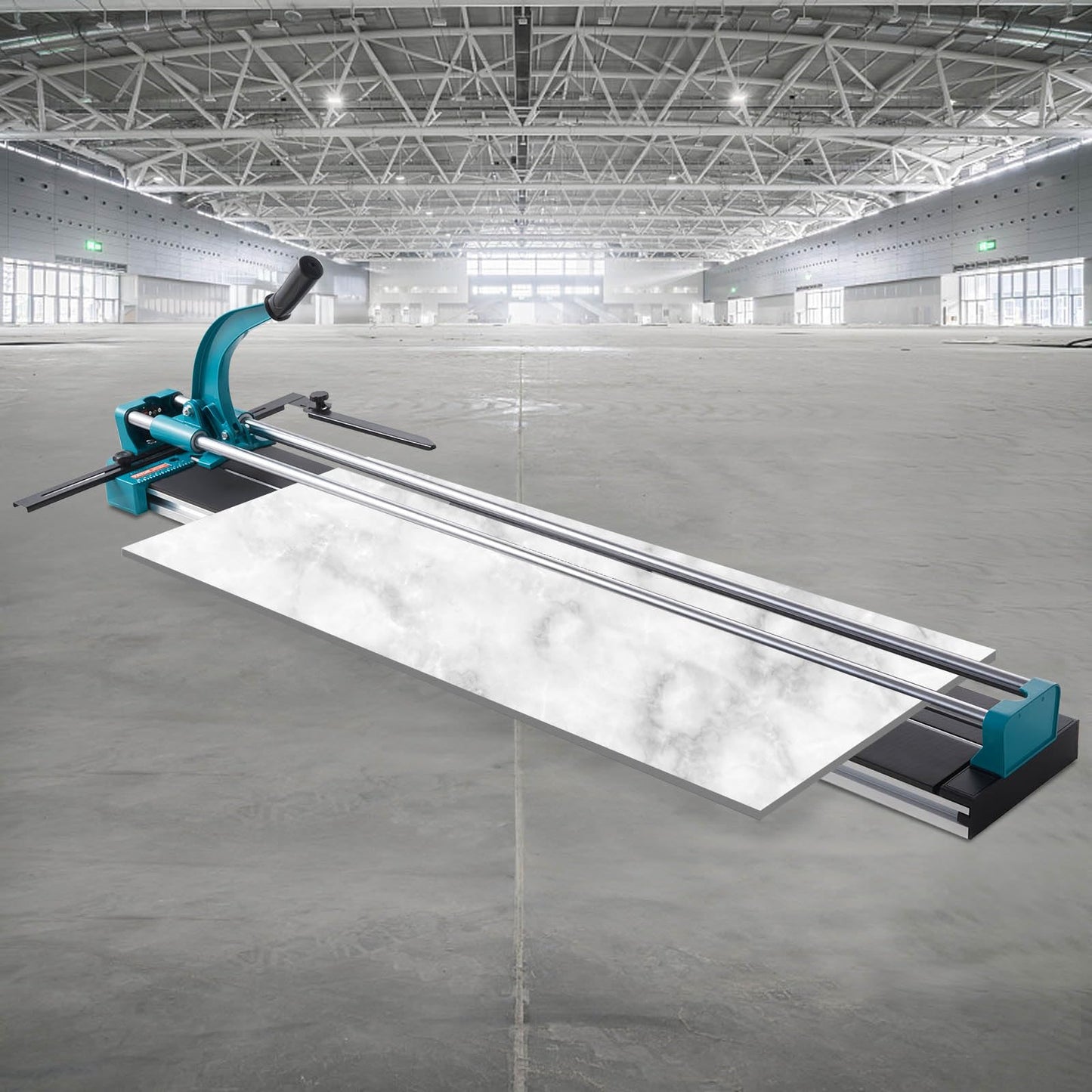 BestEquip Manual Tile Cutter 48 Inch, Laser Guide & Tungsten Wheel for Precision, Cuts Porcelain & Tile, All-Steel Durable Frame, Large 48-Inch Capacity for professional installers or beginners