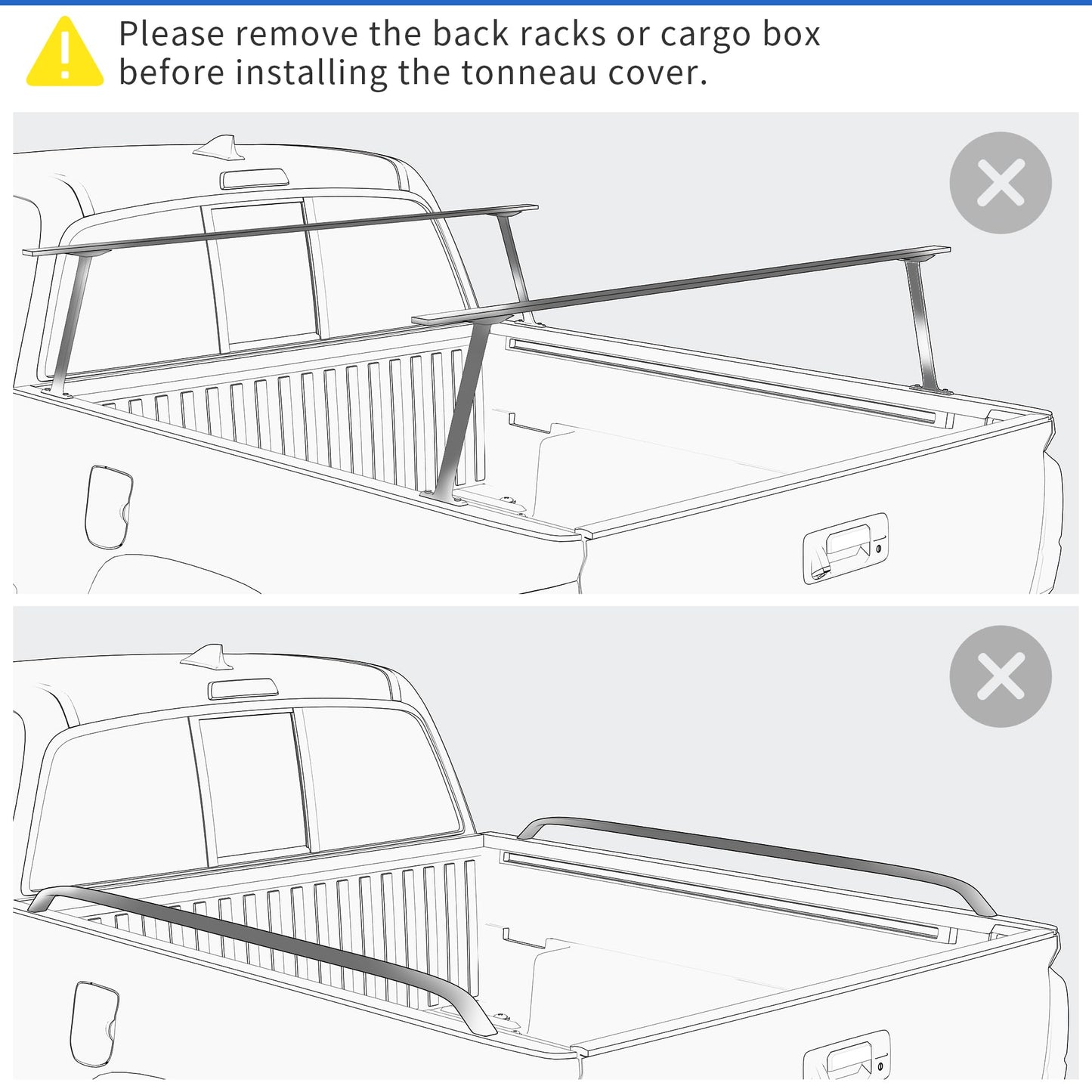 oEdRo Upgraded Tri-Fold Truck Bed Tonneau Cover Compatible with 2015-2026 Ford F-150 F150 5.5 Feet Bed