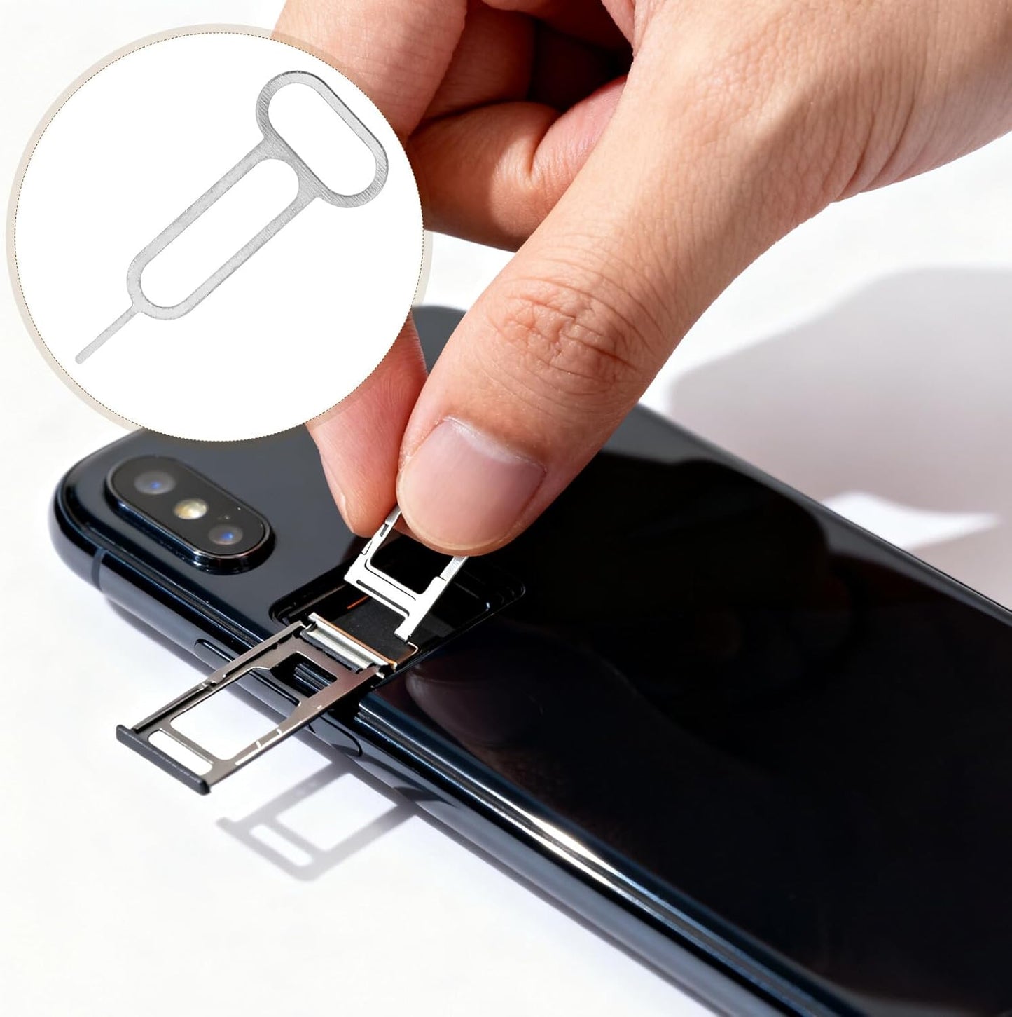 300pcs Sim Card Ejector Pin Tool Universal Mobile Phone Card Remover Needle for Cell Phone Disassembly and Sim Tray