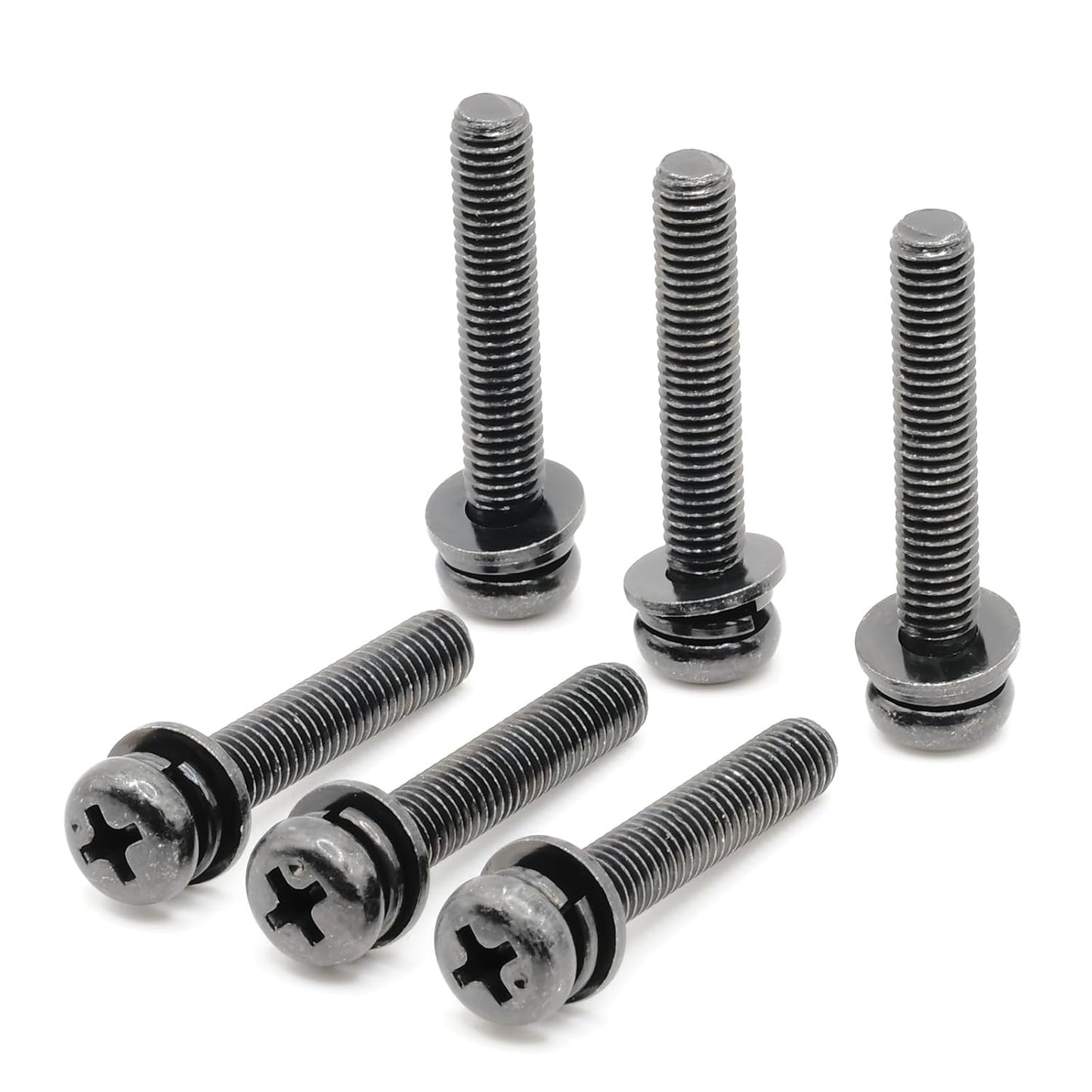 ReplacementScrews 75UA7500ZUA 75 Inch UA75 Set Stand Screws Compatible with LG - Series TV - Complete Feet/Legs Screw