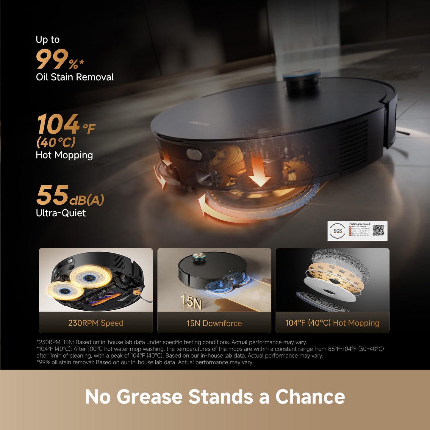 DREAME X60 Max Ultra Complete Robot Vacuum and Mop, Upgraded from X50 Series, 3.13in (7.95cm) Ultra-Thin Design, 35,000Pa Suction, Self Emptying&Refilling, Mop Self-Cleaning, 280+ Obstacle Avoidance