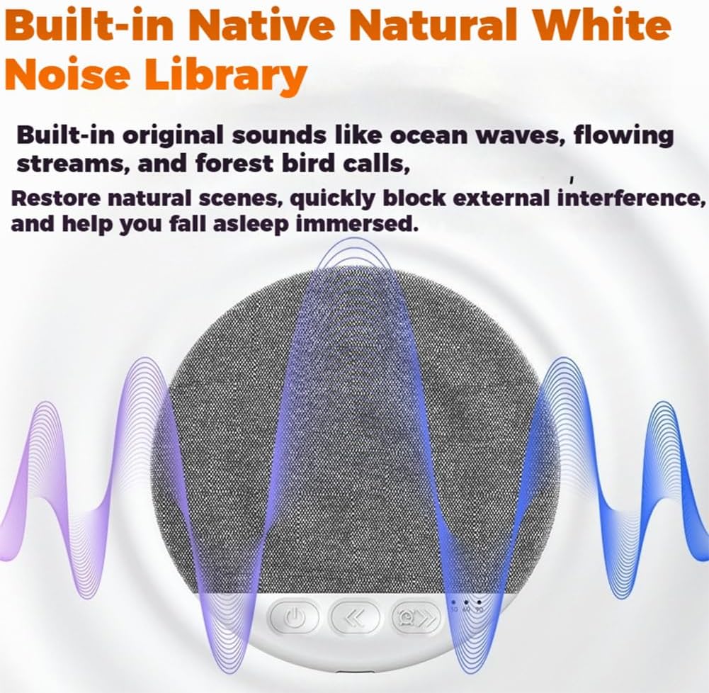 5.4 (Pink*1) Bluetooth Pillow Speaker for Sleeping, Under Pillow Speaker Bluetooth with White Noise, Ultra Slim