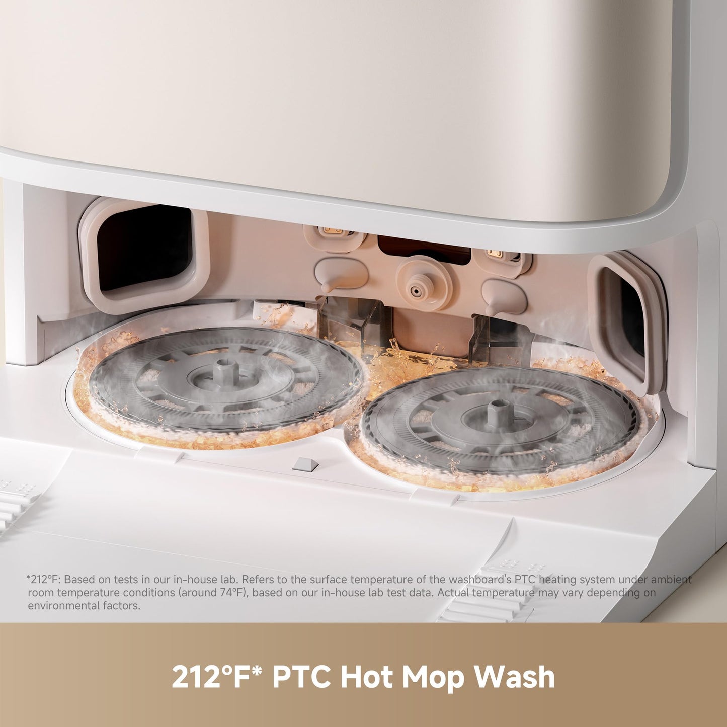 Mova P10 Pro Ultra Gen 2 Robot Vacuum and Mop, 26,000Pa Suaction, 212°F Hot Water Auto Mop Washing, 1-Hour Hot Air Drying, Extenable Mop, All-in-One Dock, Triple Anti-Tangle System for Home