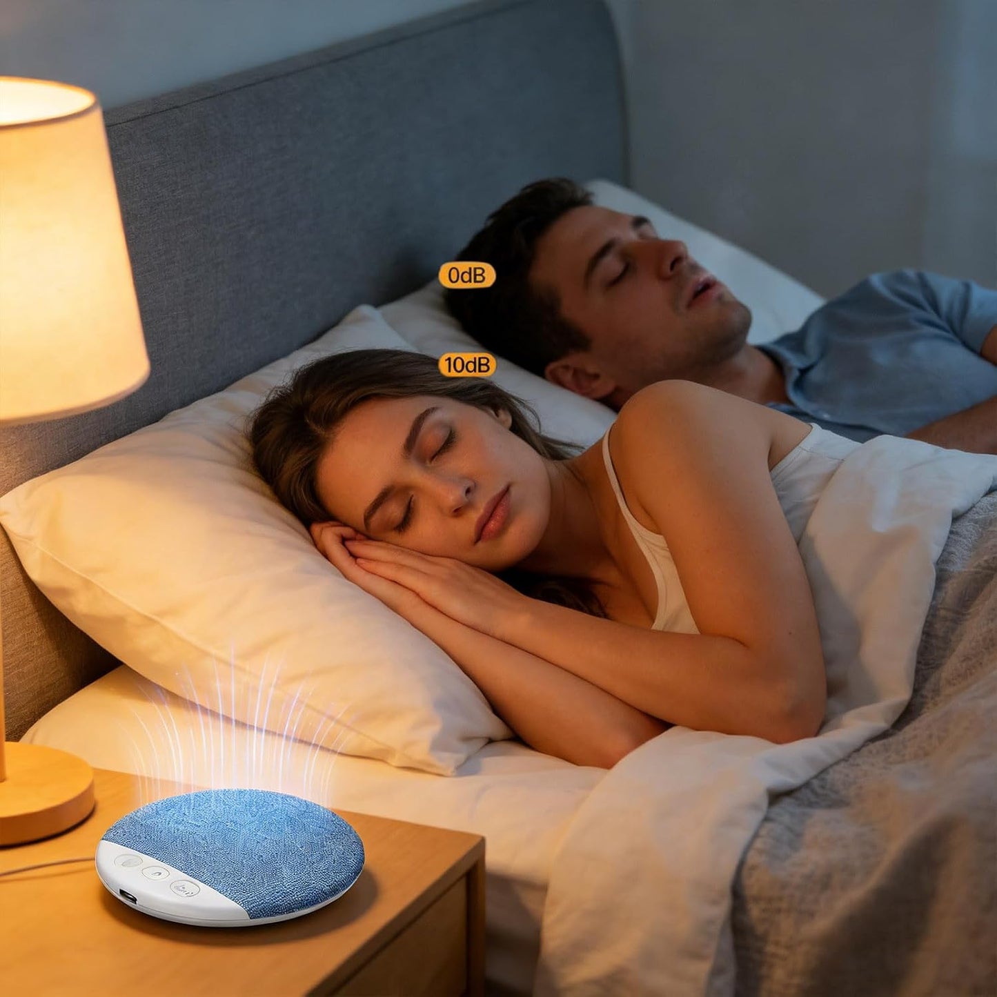 Generic 2026 New Portable Sleep Pillow Speaker, Wireless Bluetooth Pillow Speaker with White Noise Timer, Ultra-Thin
