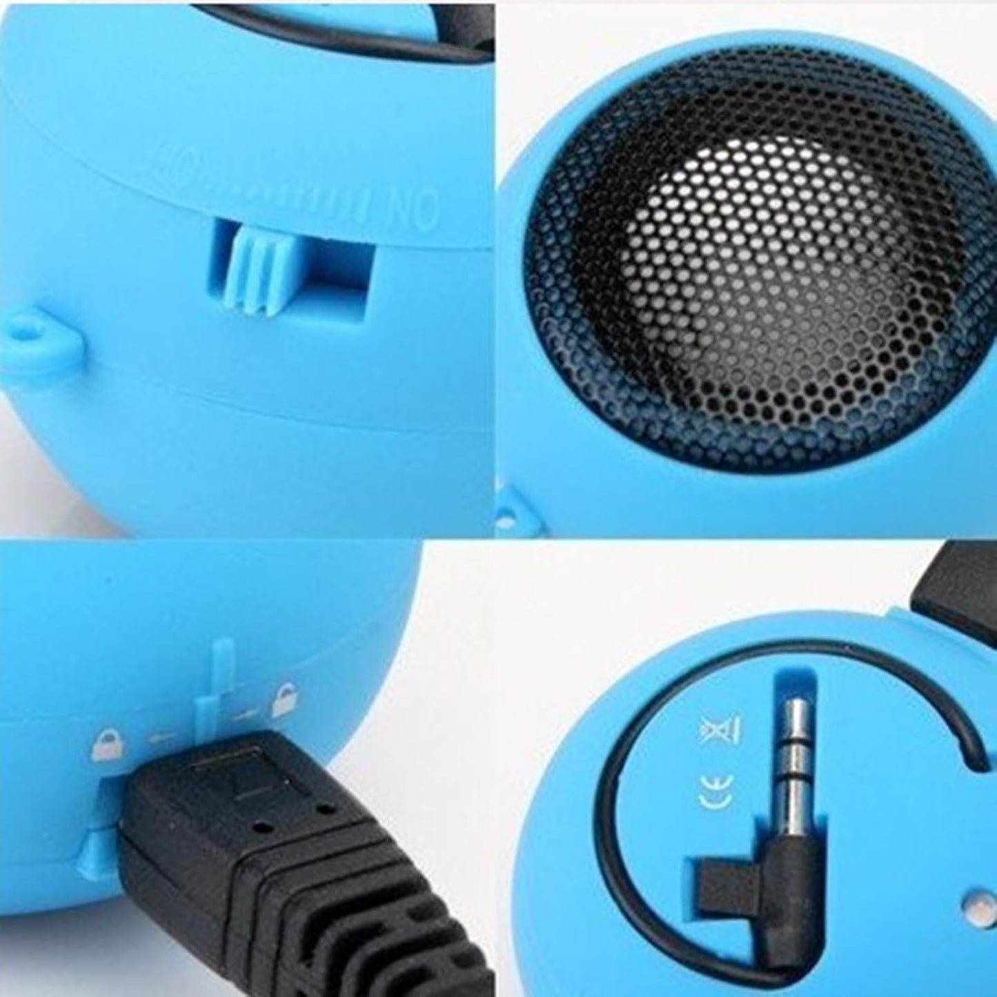 YOXIER Compact Purple Hamburger Speaker for Laptops and Phones