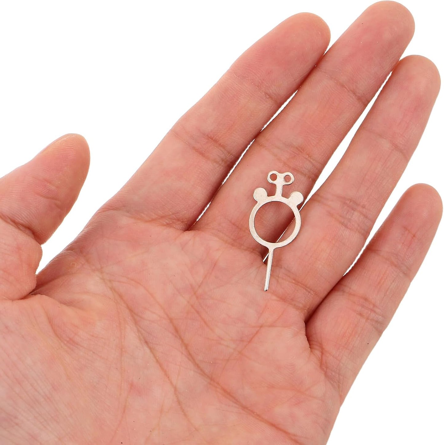 400pcs PRETYZOOM Sim Card Ejector Pin and Tray Removal Tool Stainless Steel Phone Sim Card Removal Needle for Travel